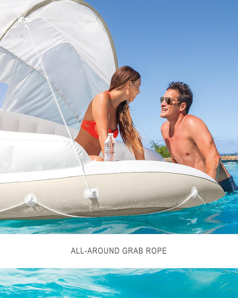 58292 Intex Canopy Inflatable Pool Island Float 200x150cm