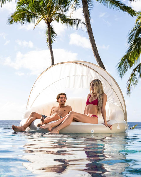58292 Intex Canopy Inflatable Pool Island Float 200x150cm