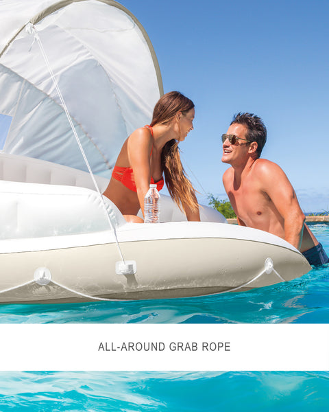 58292 Intex Canopy Inflatable Pool Island Float 200x150cm