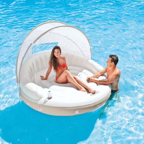 58292 Intex Canopy Inflatable Pool Island Float 200x150cm