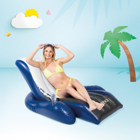Intex Floating Recliner Inflatable Lake Lounge 180x134cm
