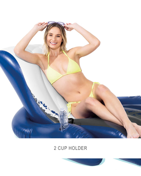 Intex Floating Recliner Inflatable Lake Lounge 180x134cm