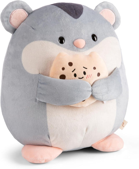 Nici Soft Toy Mymochi Hamster Shai 27cm With Cookie