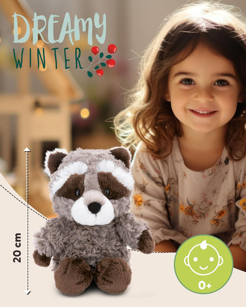 Nici Soft Toy Raccoon Lenno 20cm