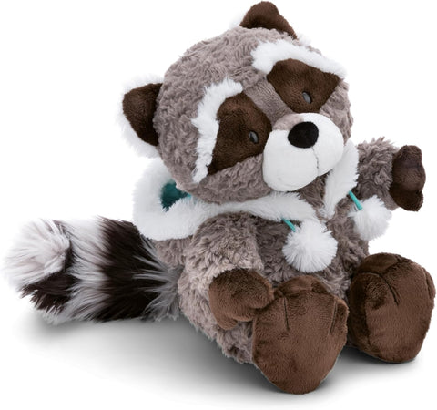 Nici Soft Toy Raccoon Lenno With Hood 27cm
