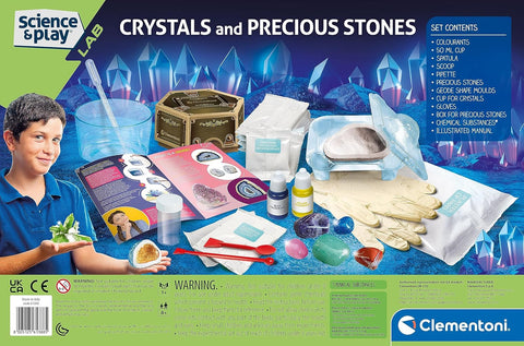 Clementoni Science & Play Lab Giant Crystals and Precious Stones