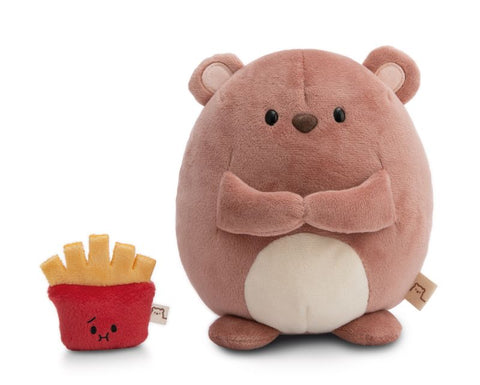 Nici Soft Toy Mymochi Bear Nomo 27cm With French Fries