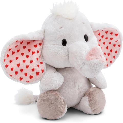 Nici Soft Toy Love Elephant Light Grey 23cm