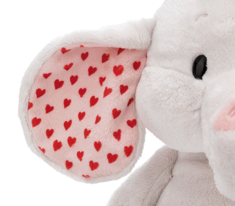Nici Soft Toy Love Elephant Light Grey 32cm