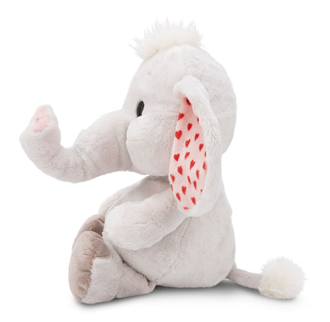 Nici Soft Toy Love Elephant Light Grey 32cm