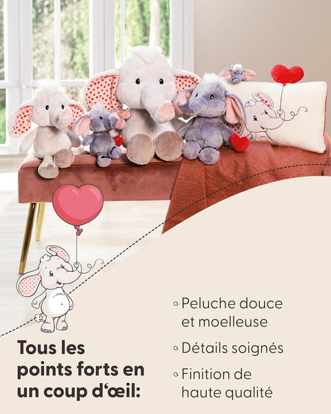 Nici Rectangular Cushion Love Elephant 43cm