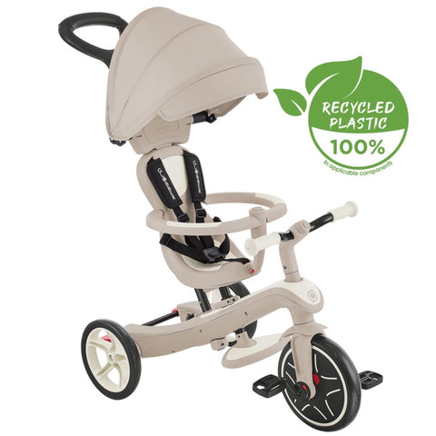 Globber EXPLORER TRIKE 4in1 ECOLOGIC Coconut