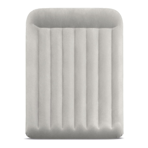 Intex Dura Beam Queen Pillow Rest Mid-Rise Air Mattress with Bip 152x203x30cm