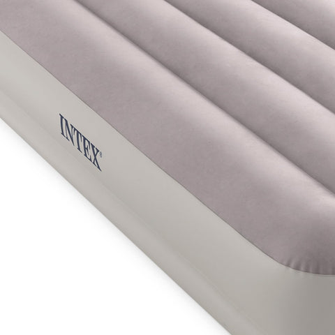 Intex Dura-Beam Prestige Mid-Rise Queen Airbed With QuickFill USB Pump, 203x152x25cm