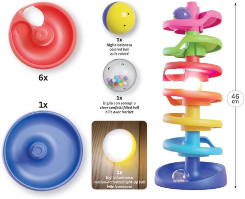 Quercetti Spiral Tower Brightball