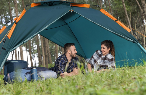 Bestway Alpine Dome 4 Tent with SwiftClick Setup (70+210+70)x240x138cm