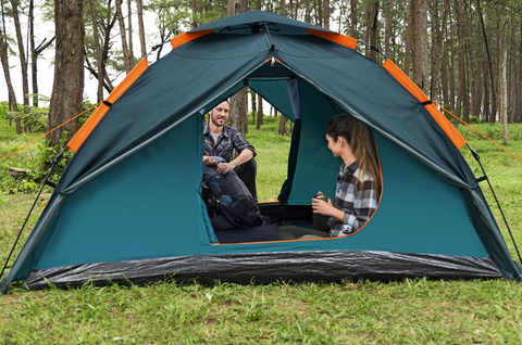Bestway Alpine Dome 4 Tent with SwiftClick Setup (70+210+70)x240x138cm