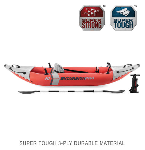 Intex Excursion Pro K1 Inflatable Kayak 1 Person 305x92x49cm