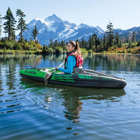 Intex Challenger K1 Inflatable Kayak 1 Person 274x76x33cm
