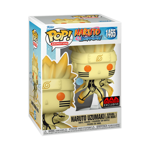 Funko Pop! Naruto: Shippuden Naruto Uzumaki Kurama Link Mode W/ Chase