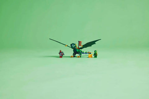LEGO - Ninjago Dragons Rising Lloyd's Green Forest Dragon 71829 128 Pieces