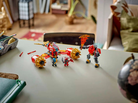 LEGO - Ninjago Dragons Rising Kai's Mech Storm Rider 71830 333 Pieces