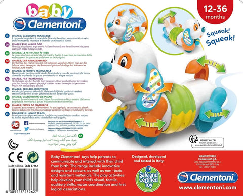 Clementoni Baby Charlie Pull-Along Dog