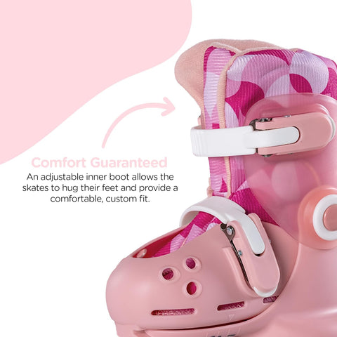 Yvolution Twista Skates Pink Size 23-28