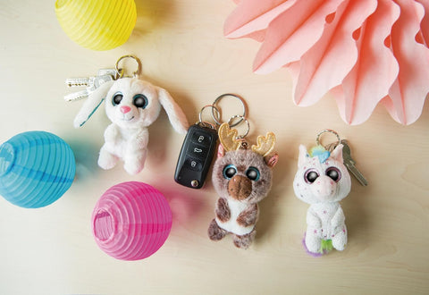Nici Glubschis Key Ring Bunny Wolli-Dot 9cm