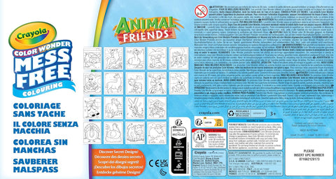 Crayola Color Wonder Mess Free Animal Friends Coloring Set