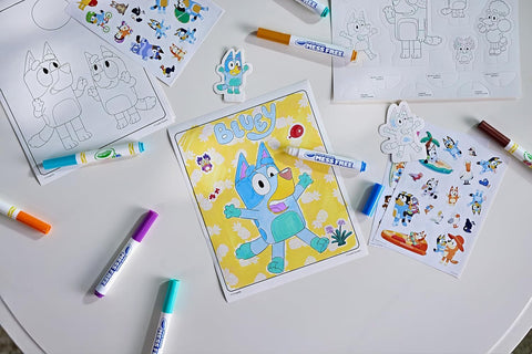 Crayola Color Wonder Mess Free Bluey Activity Set