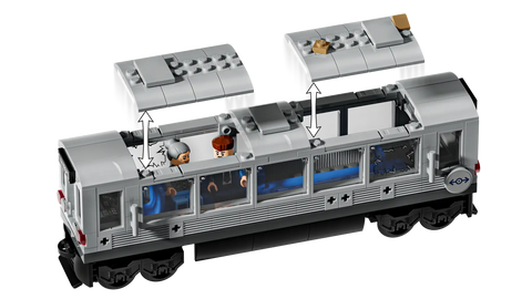 LEGO - Marvel Spider-Man vs. Doc Ock Subway Train Scene 76321 393 Pieces