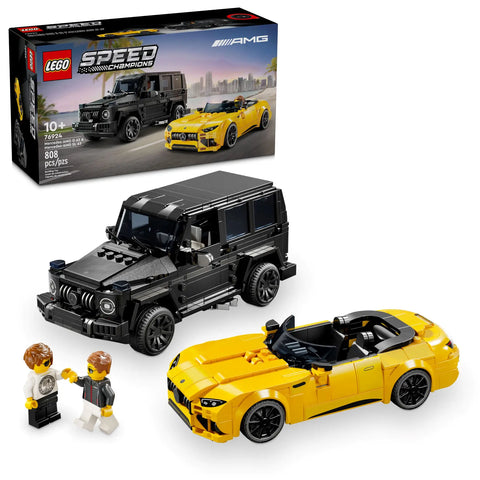 LEGO - Speed Champions Mercedes-AMG G 63 & Mercedes-AMG SL 63 76924 808 Pieces