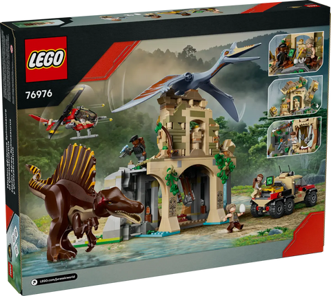 LEGO - Jurassic World Spinosaurus & Quetzalcoatlus Air Mission 76976 984 Pieces