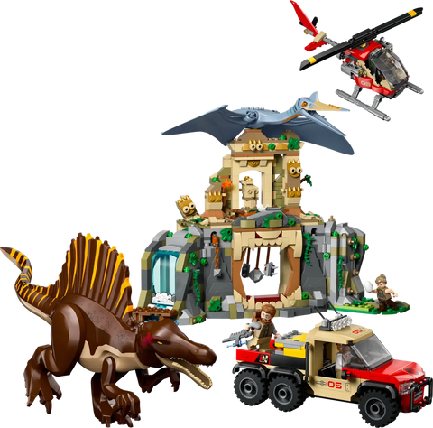 LEGO - Jurassic World Spinosaurus & Quetzalcoatlus Air Mission 76976 984 Pieces