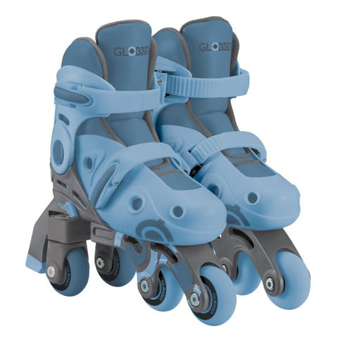 Globber 2 in 1 Learning Inline Skate Blueberry EU Size 26-29