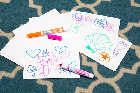 Crayola 8 Ultra Clean Washable Markers Broad Line Tip