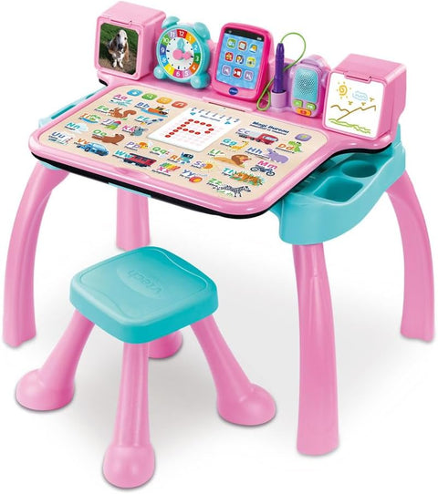 VTech Magi Bureau Interactif Et Musical 6 en 1 Rose