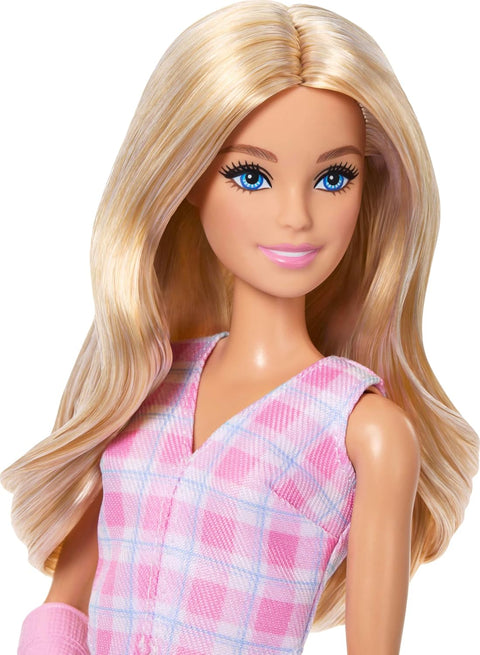 Barbie Fashionistas Doll #243 With Pink Arm Cast And Plaid Top And Skirt, Blonde JJN56