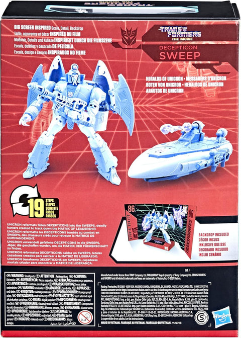 Hasbro Transformers Studio Series Voyager Transformers: Deception Sweep 86-10 Action Figure 6.5-inches