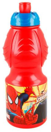 Spiderman Plastic Sports Water Bottle 400ml