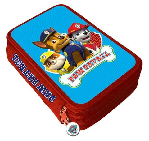 Paw Patrol Triple Zipper Pencil Case