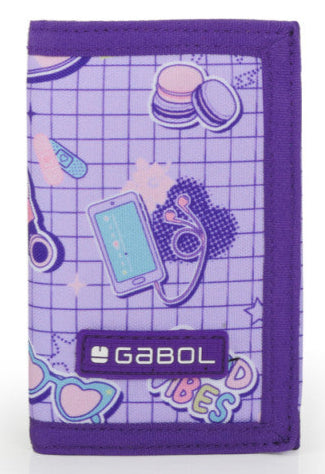 Gabol Funny Kids Lilac Money Wallet 13cm