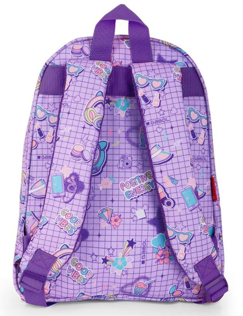 Gabol Funny Kids Lilac Small Backpack 1 Compartment 34cm