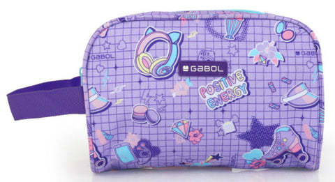 Gabol Funny Kids Lilac Cosmetic Bag 22cm