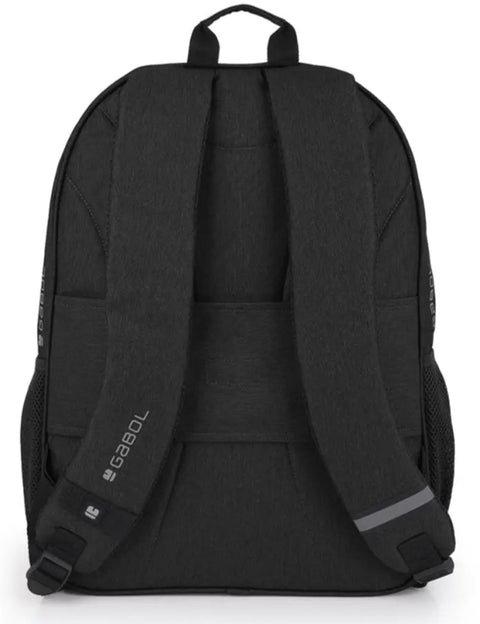 Gabol Wolf Teenager Black Backpack 2 Compartments 46cm