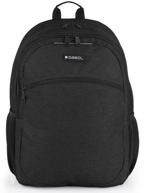 Gabol Wolf Teenager Black Backpack 2 Compartments 46cm