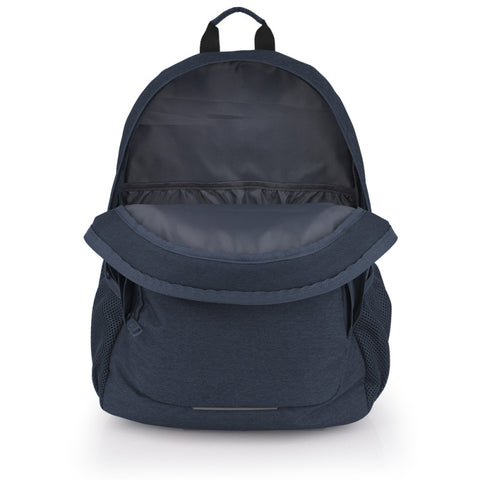 Gabol Wolf Teenager Navy Blue Backpack 3 Parts 44cm