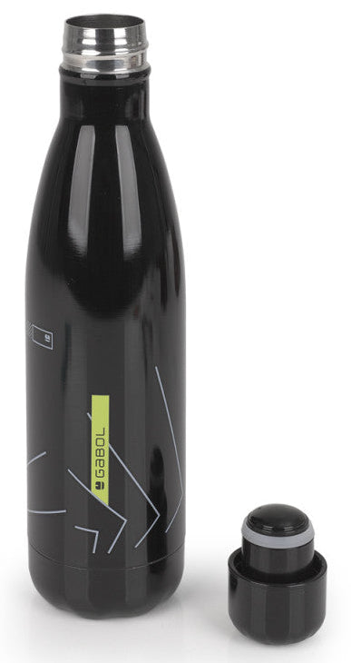 Gabol Black Panther Thermal Stainless Water Bottle 500ml