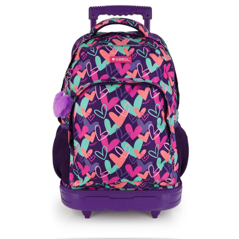 Gabol Kokoro Hearts 3 Parts Detachable Trolley Backpack 46cm